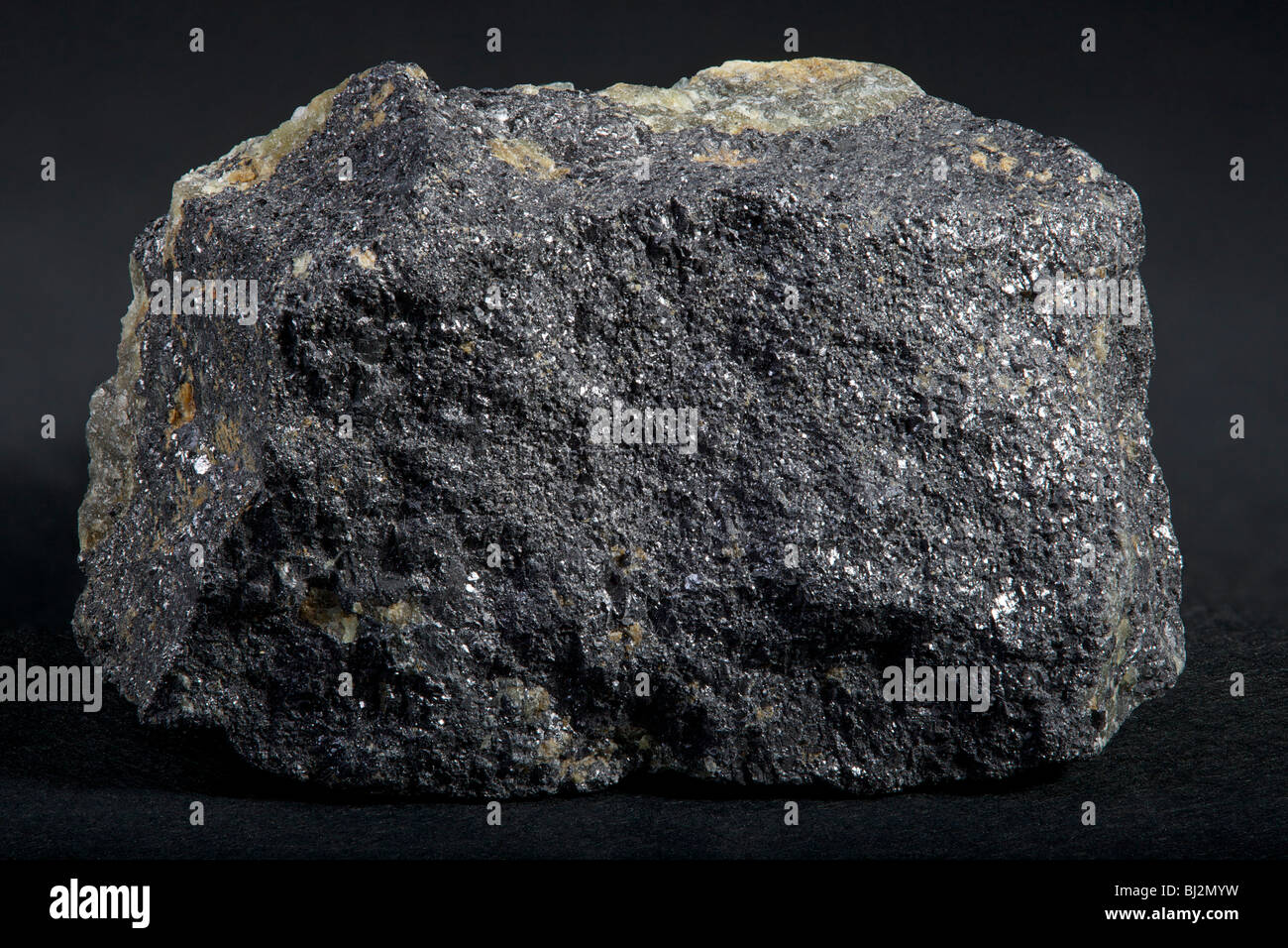 La magnétite (minerai de fer) Banque D'Images