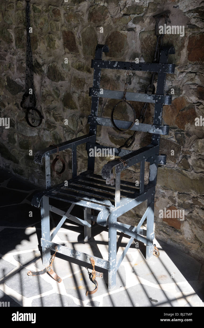 Le président de la torture à l'époque médiévale château allemand Banque D'Images