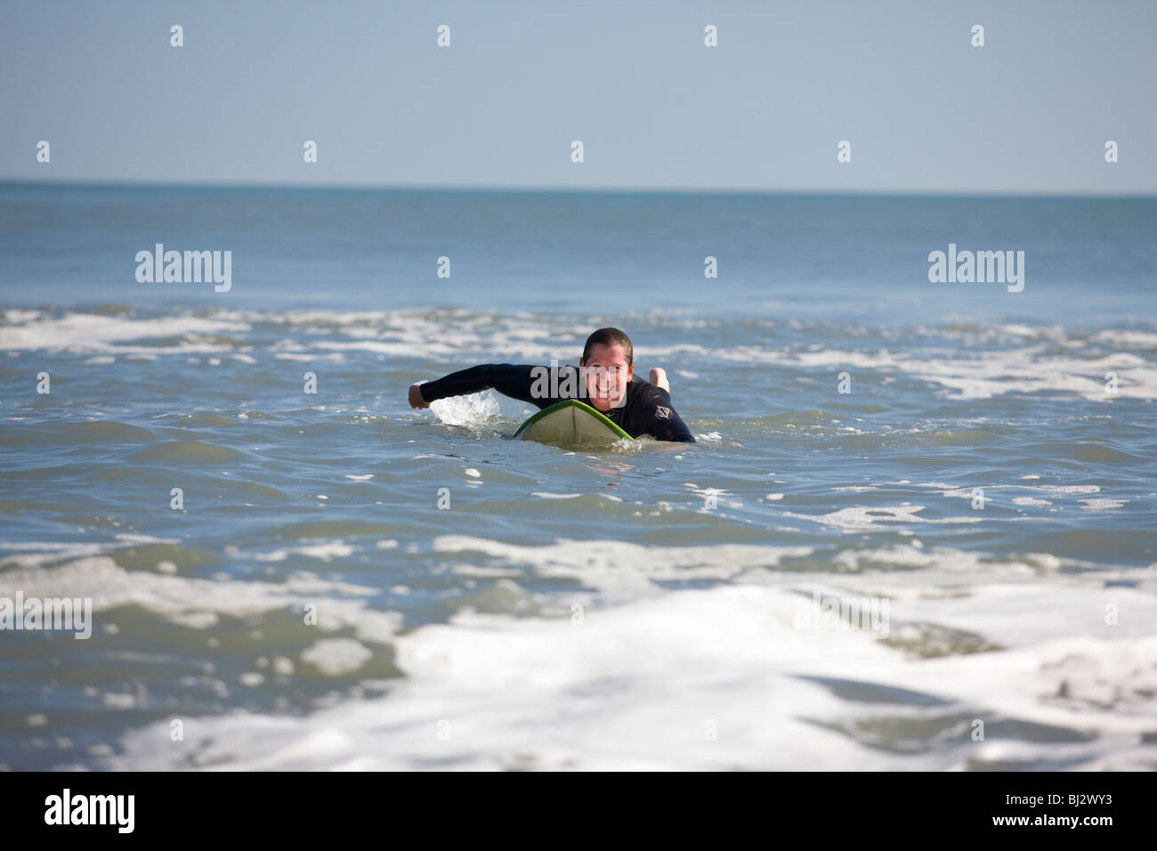 Locations à Nags Head sur l'Outer Banks de la Caroline du Nord. Banque D'Images