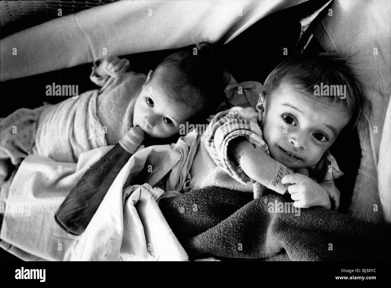 Les Bebes Du Sida Dans L Hopital De Bucarest Roumanie Fevrier 1990 Photo Stock Alamy