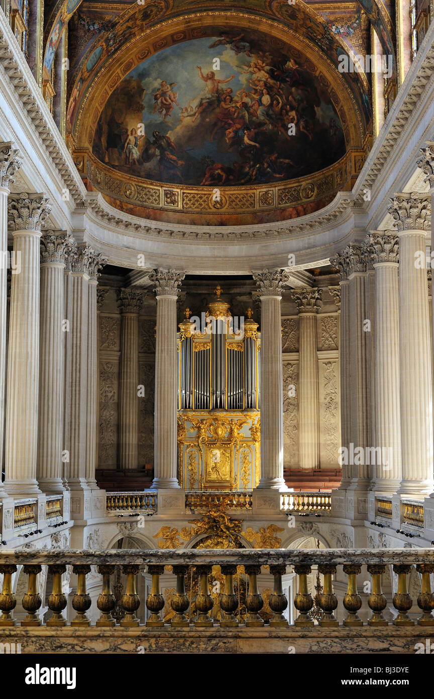 Chapelle Royale, le Palais de Versailles, Versailles, Yvelines, France Banque D'Images