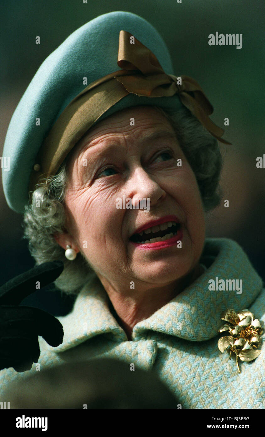 La reine Elizabeth II reine d'angleterre 24 Mars 1994 Banque D'Images