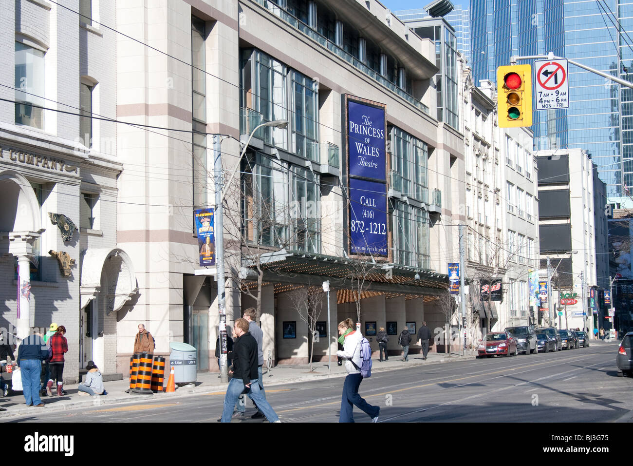 Le Princess of Wales Theatre est un théâtre de 2000 places situé au cœur du quartier des divertissements de Toronto Banque D'Images