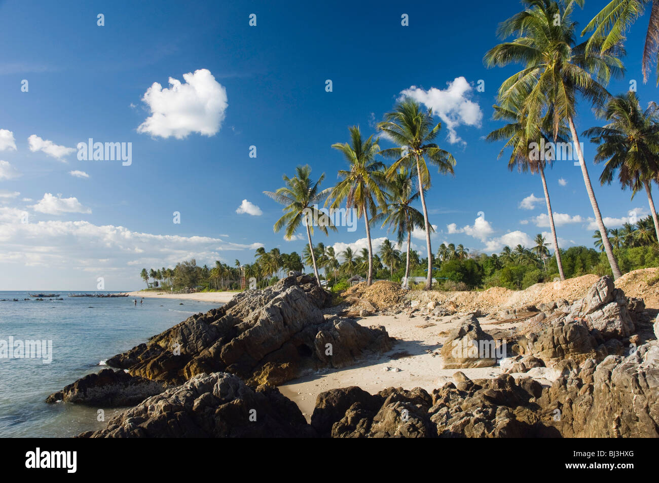 Cape à Palm Beach, Klong Khong Beach, Ko Lanta ou l'île de Koh Lanta, Krabi, Thaïlande, Asie Banque D'Images