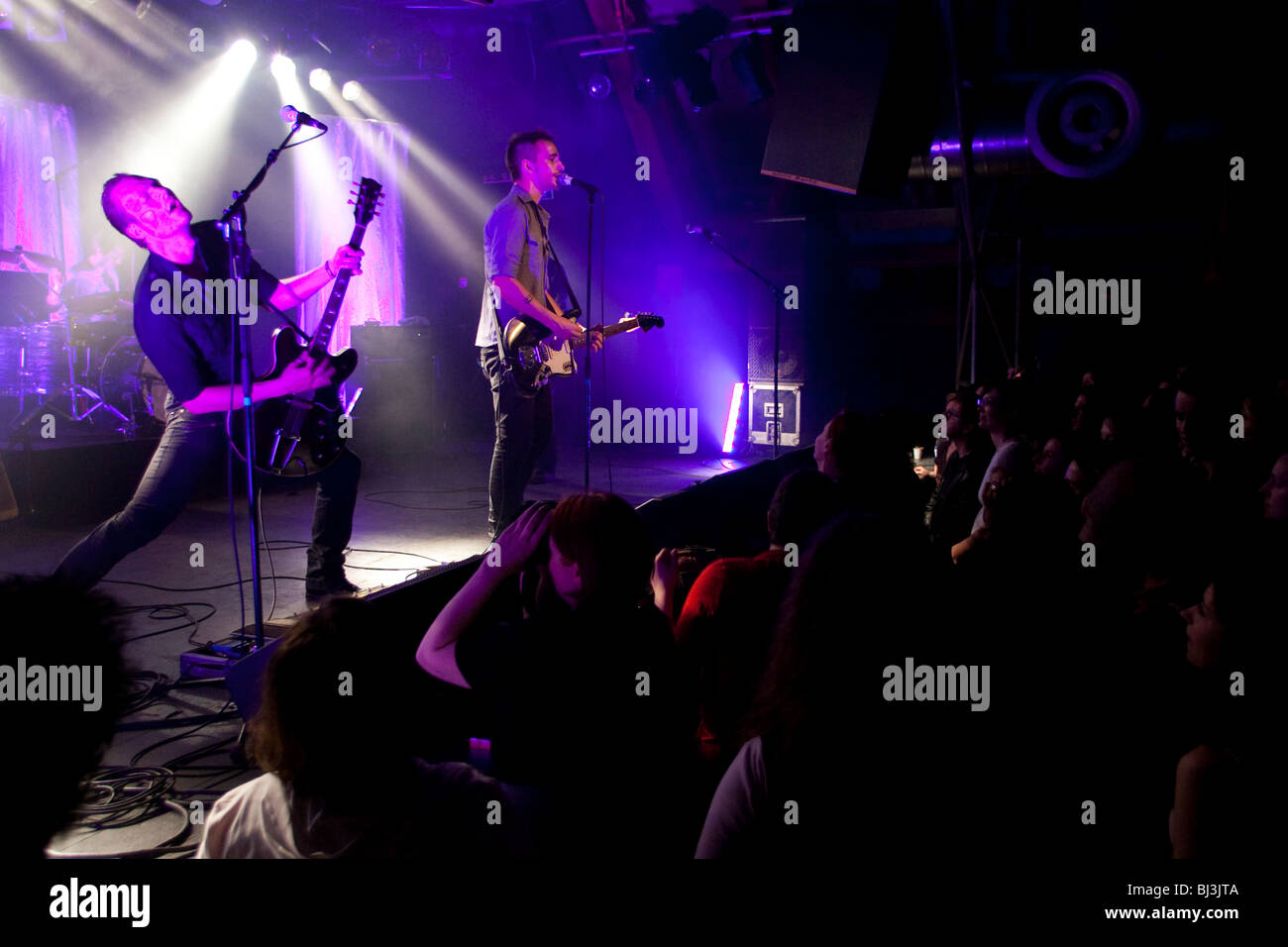Le Danish pop-rock Grand Avenue vivre au lieu Schueuer, Lucerne, Suisse Banque D'Images