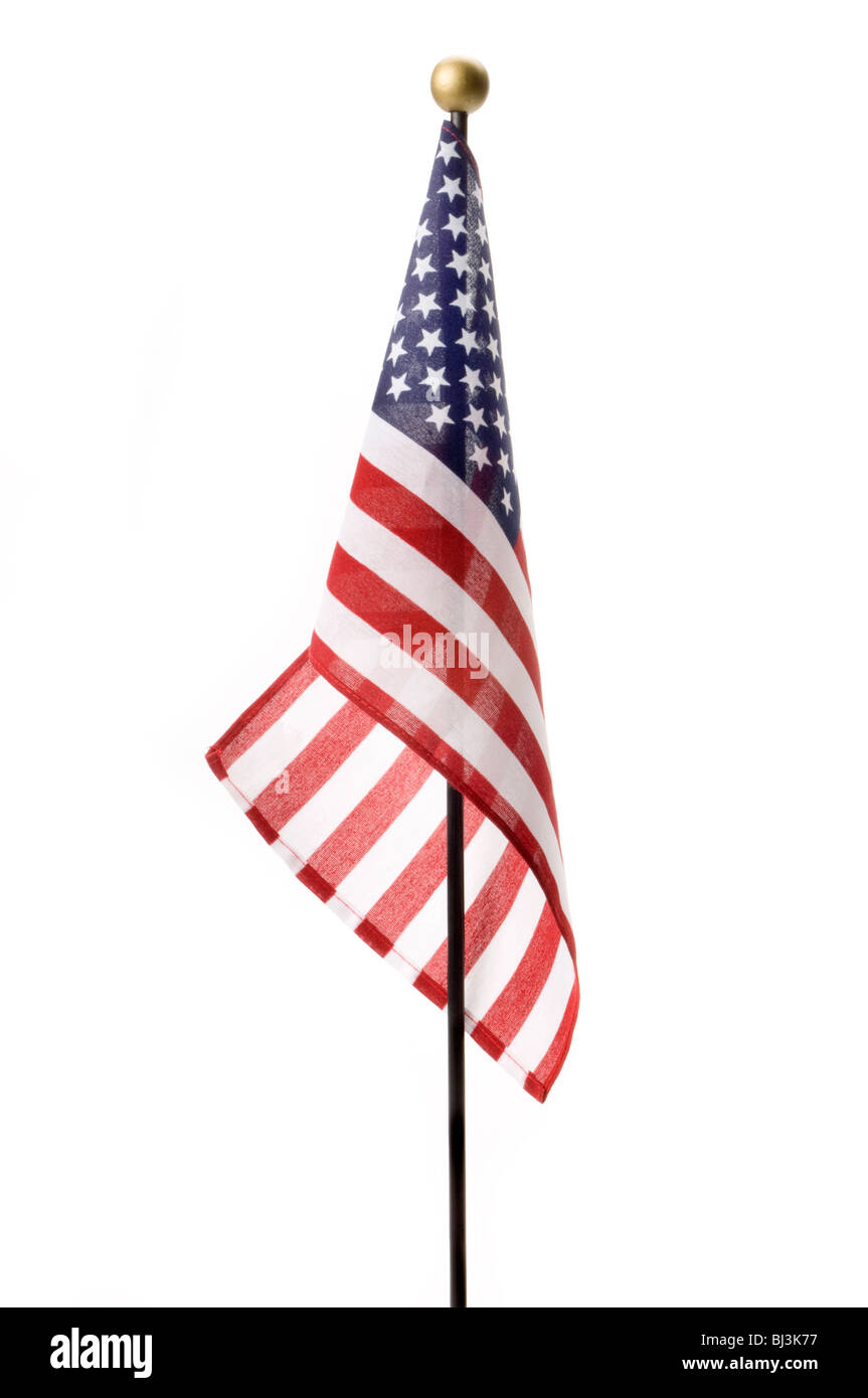 Petit drapeau américain Photo Stock - Alamy