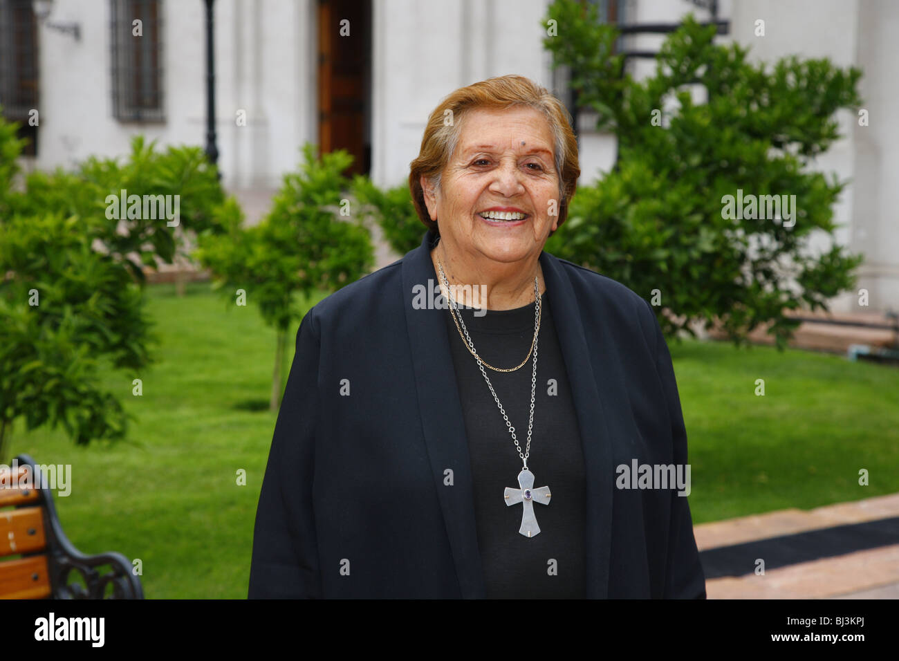 Juana Albornoz, aumônier au Palais du Gouvernement, Santiago de Chile, Chili, Amérique du Sud Banque D'Images