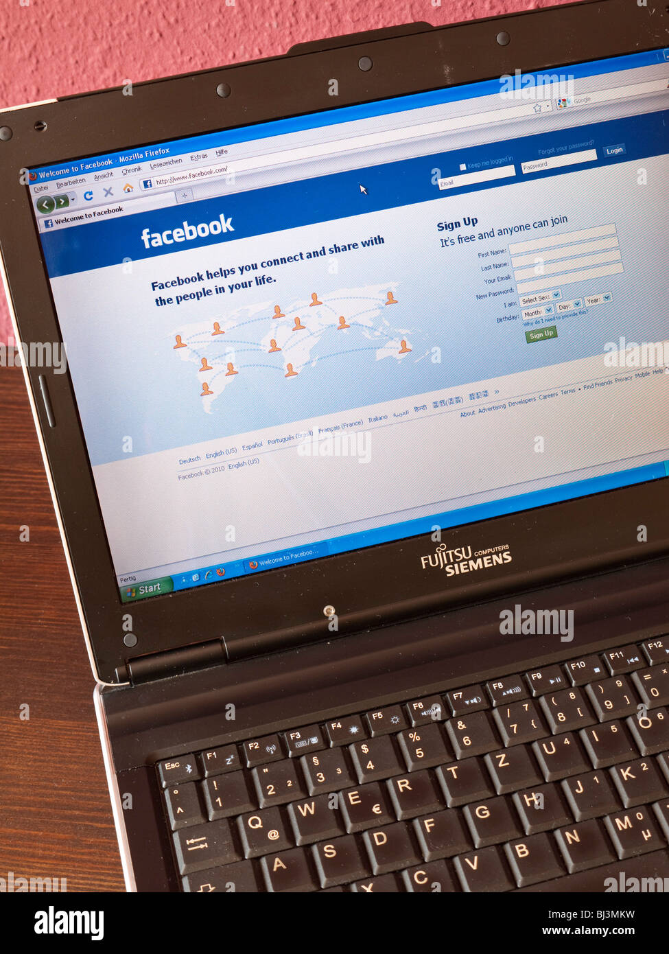 Le facebook Banque de photographies et d’images à haute résolution - Alamy