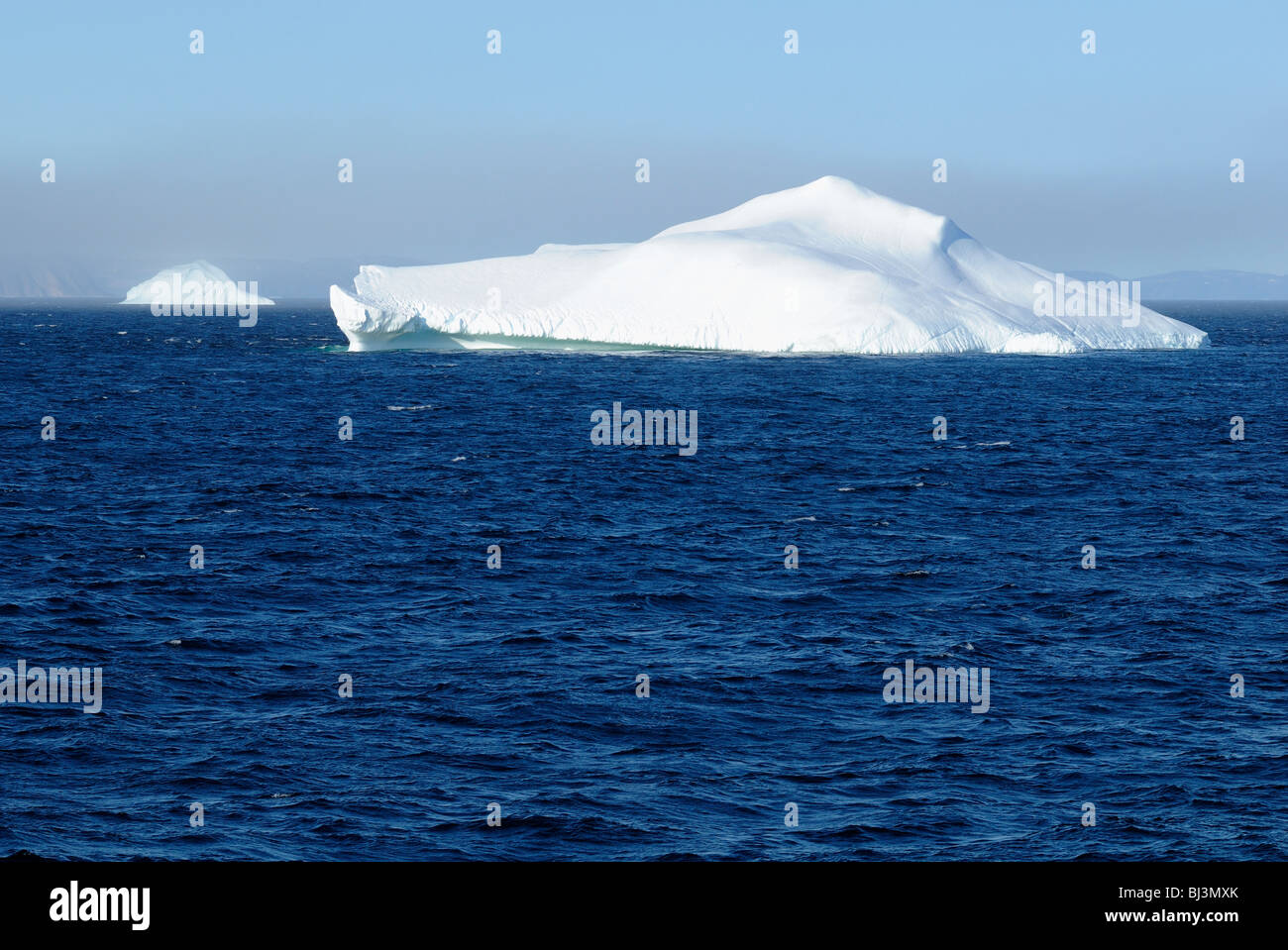 Iceberg dans le détroit de Davis au large de l'île de Baffin, Nunavut, Canada, Arctic Banque D'Images