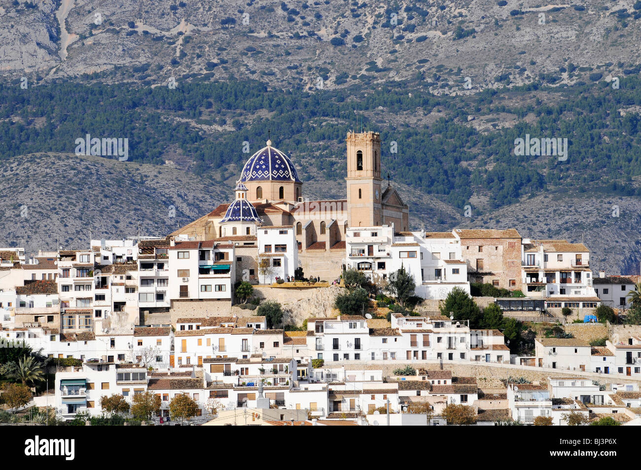 Virgen del Consuelo, Iglesia de Nuestra Señora del Consuelo église, monument, vieille ville, Altea, Costa Blanca, Alicante, province Banque D'Images