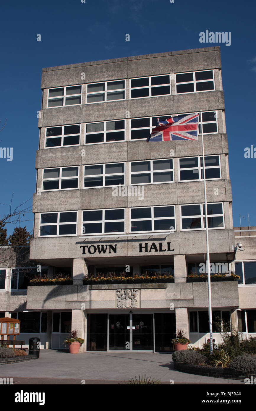 L'Hôtel de ville de Crawley West Sussex UK Banque D'Images