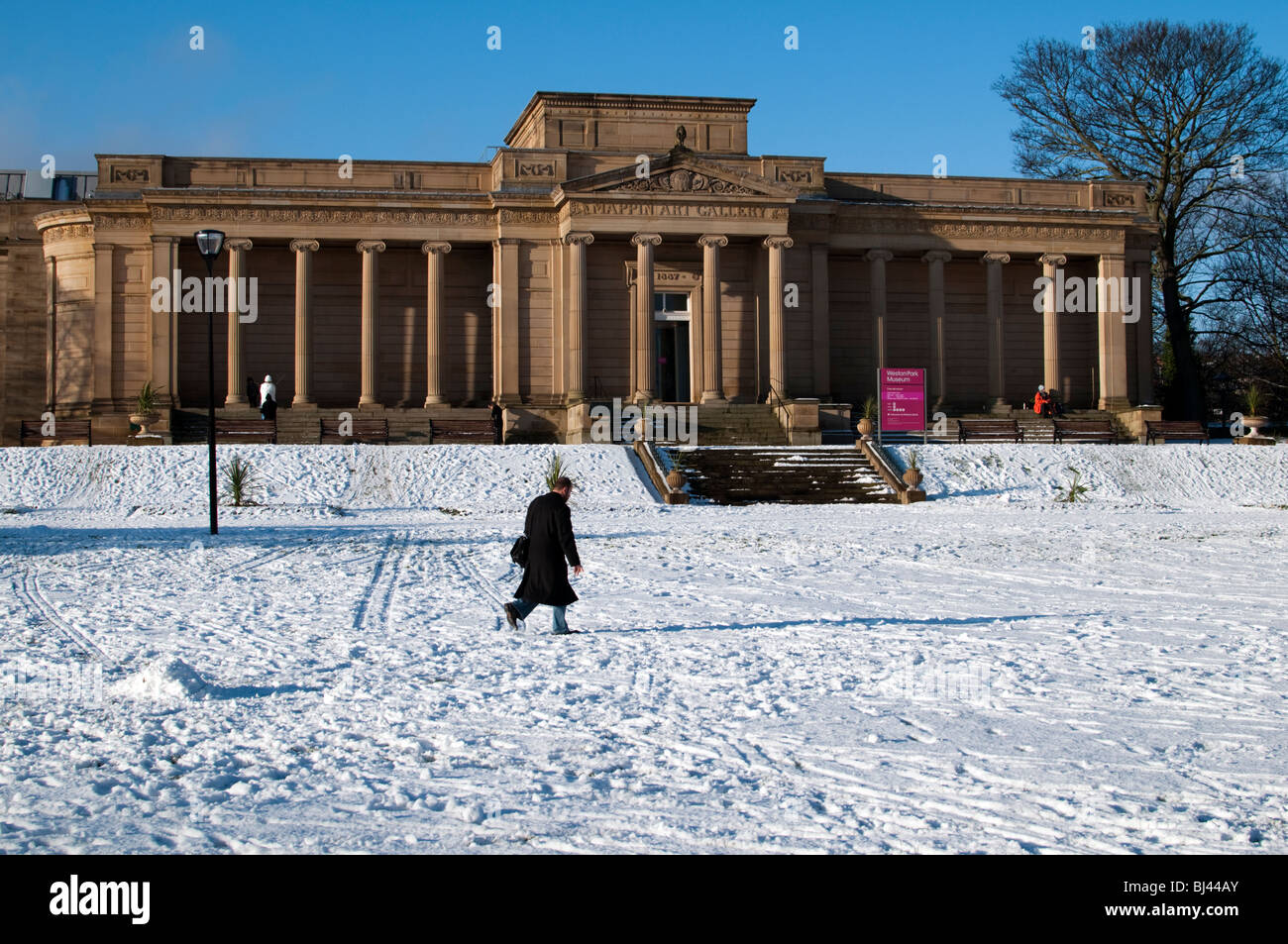 Weston Park Sheffield et le Weston Park Museum South Yorkshire Angleterre Banque D'Images