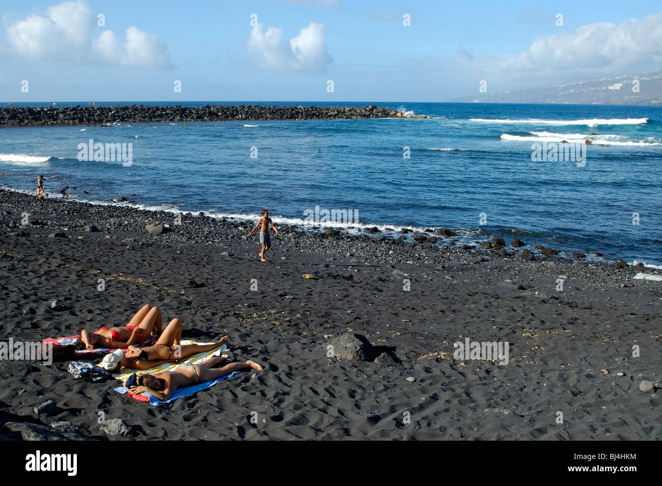Lespagne Iles Canaries Tenerife Puerto De La Cruz Playa