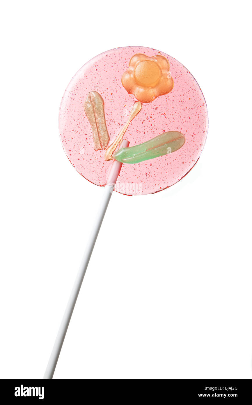 Fleur Lollipop Banque D'Images