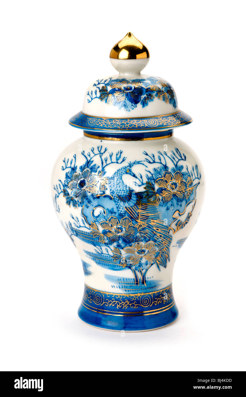 Vase pot chinois Banque D'Images