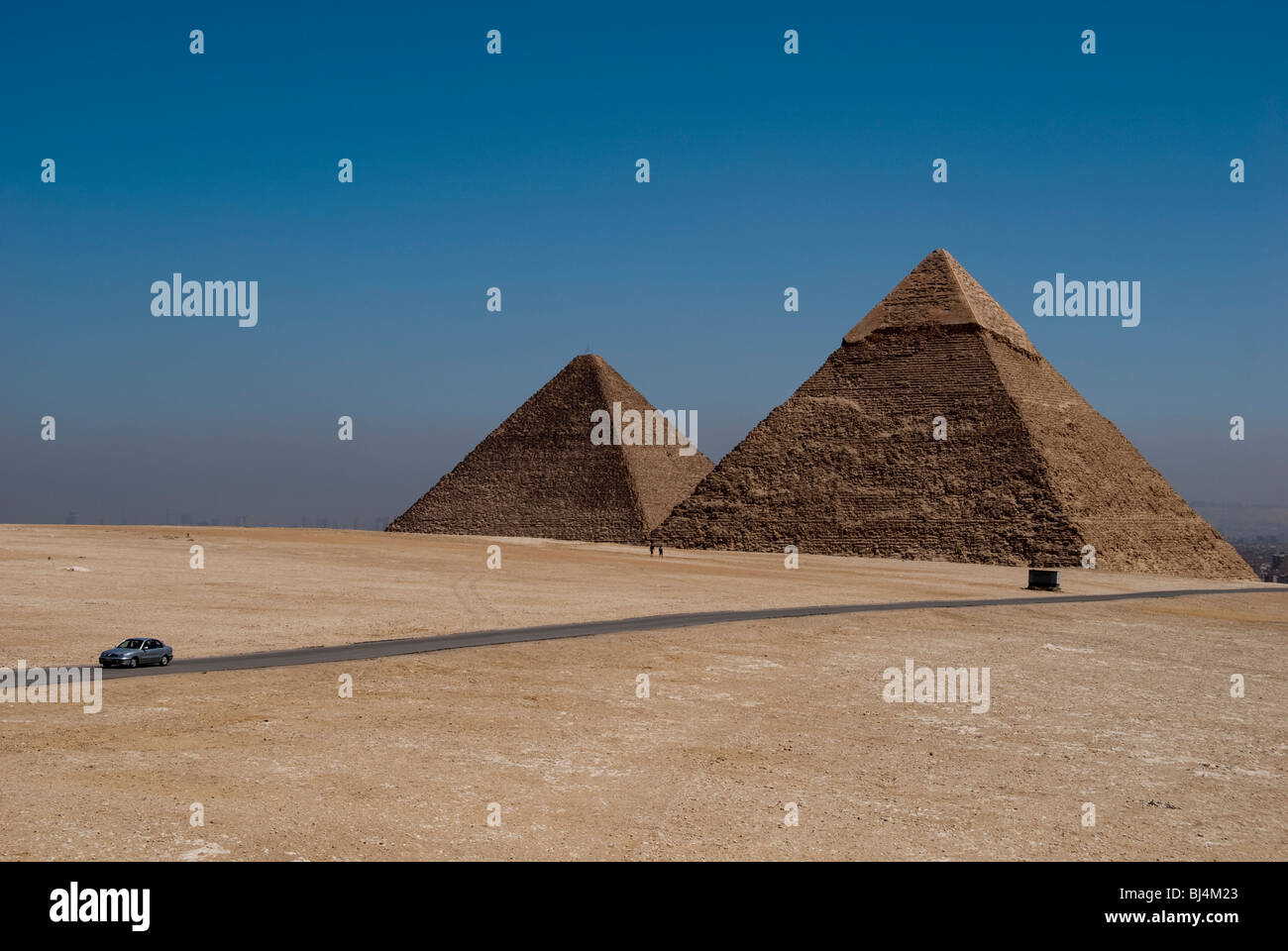 Pyramides d'Egypte Banque D'Images