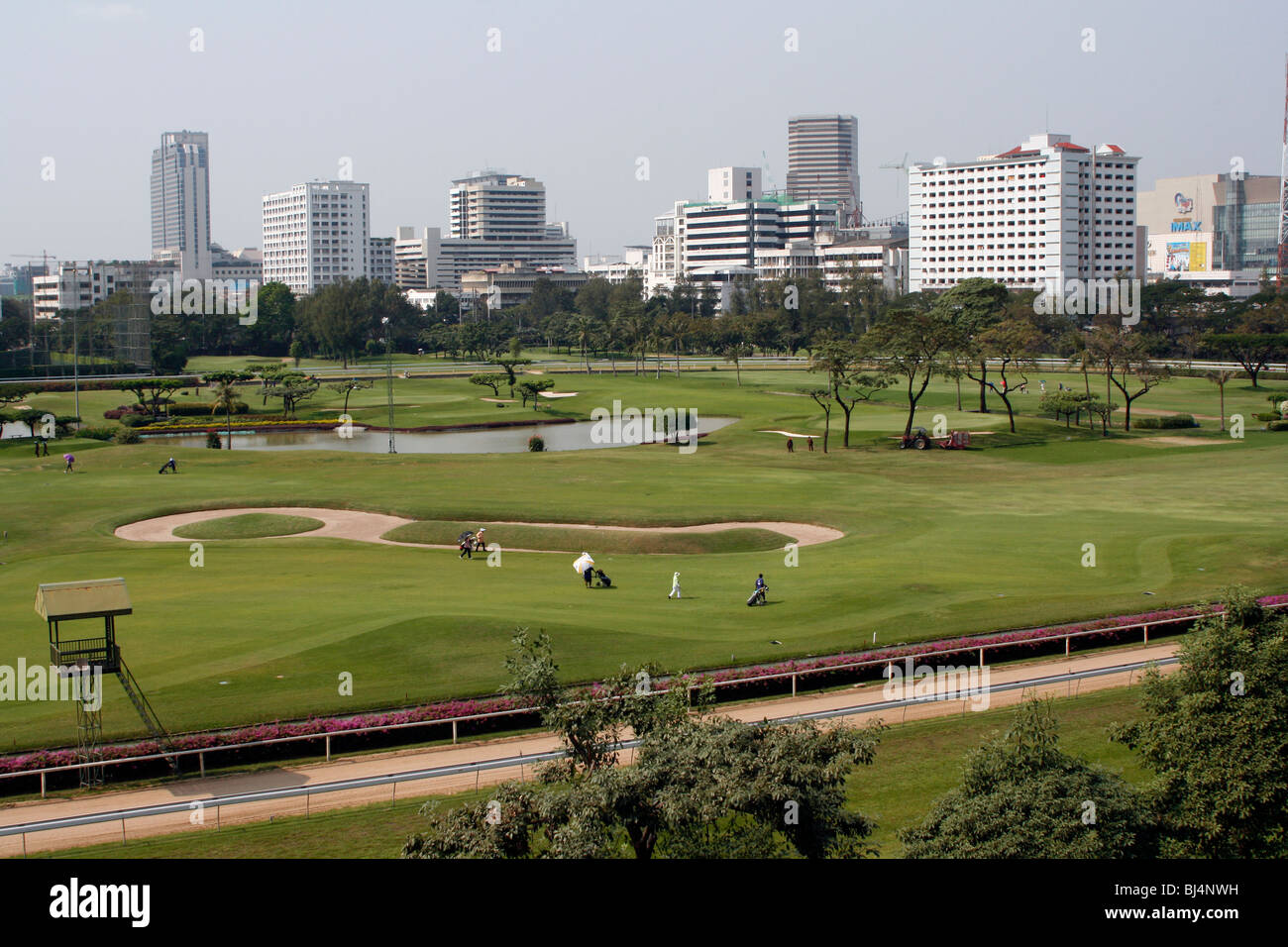 Royal Bangkok Sports Club, Golf & grossier Racetrack à Bangkok Thaïlande Ville Banque D'Images