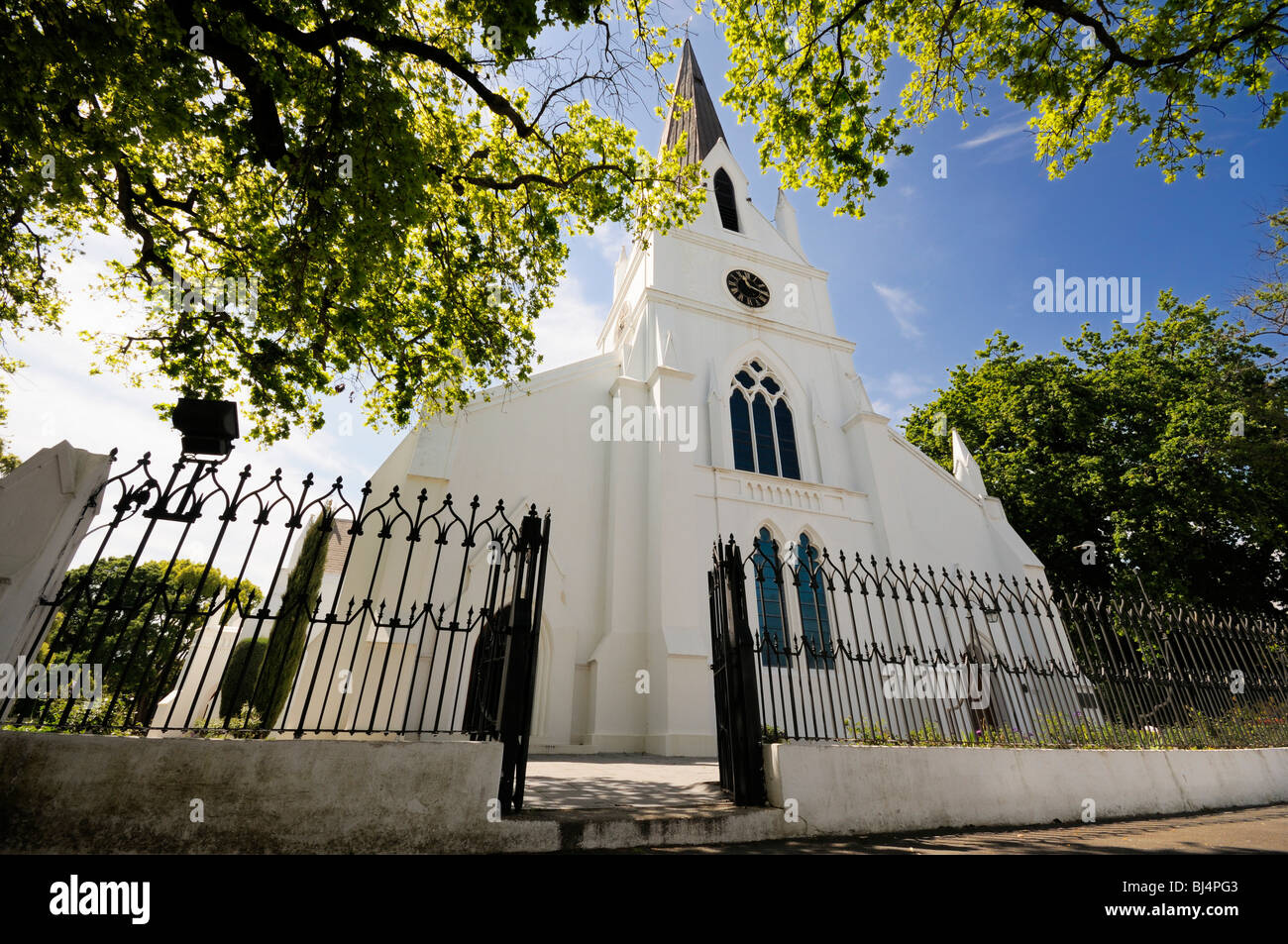 Église Moederkerk, Stellenbosch, Province du Cap, Afrique du Sud, l'Afrique Banque D'Images
