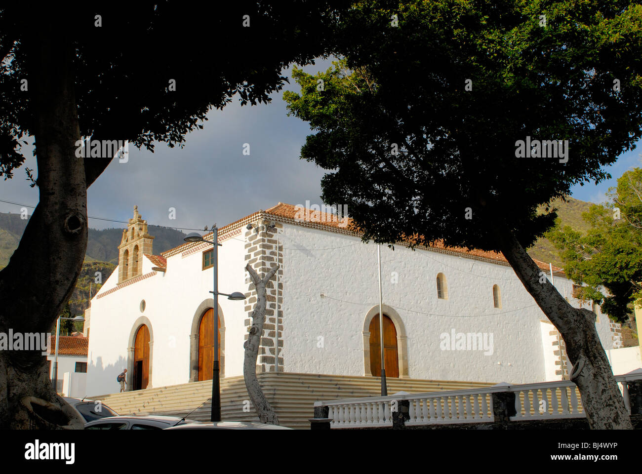 Spanien, Kanarische Inseln, Teneriffa Adeje, Kirche Santa Ursula | Espagne, Canaries, Tenerife Adeje, église Santa Ursula Banque D'Images