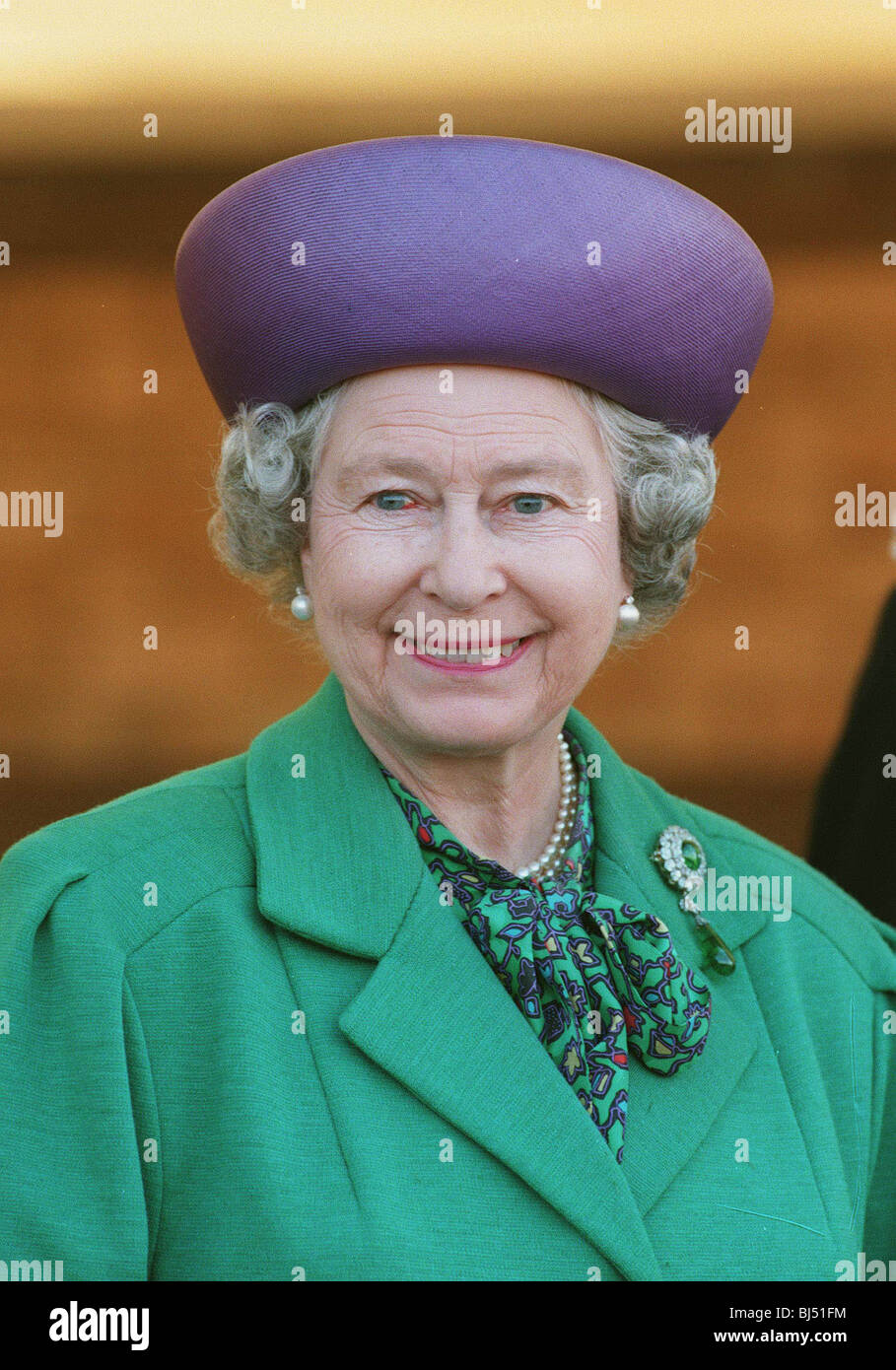 La reine Elizabeth II reine d'Angleterre 16 octobre 1996 Banque D'Images