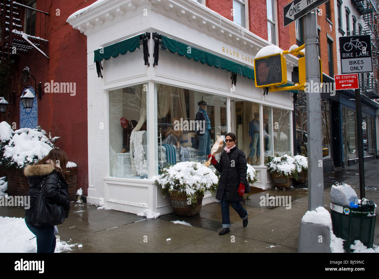 Une boutique Ralph Lauren sur Tony Bleecker Street dans Greenwich Village à New York Banque D'Images