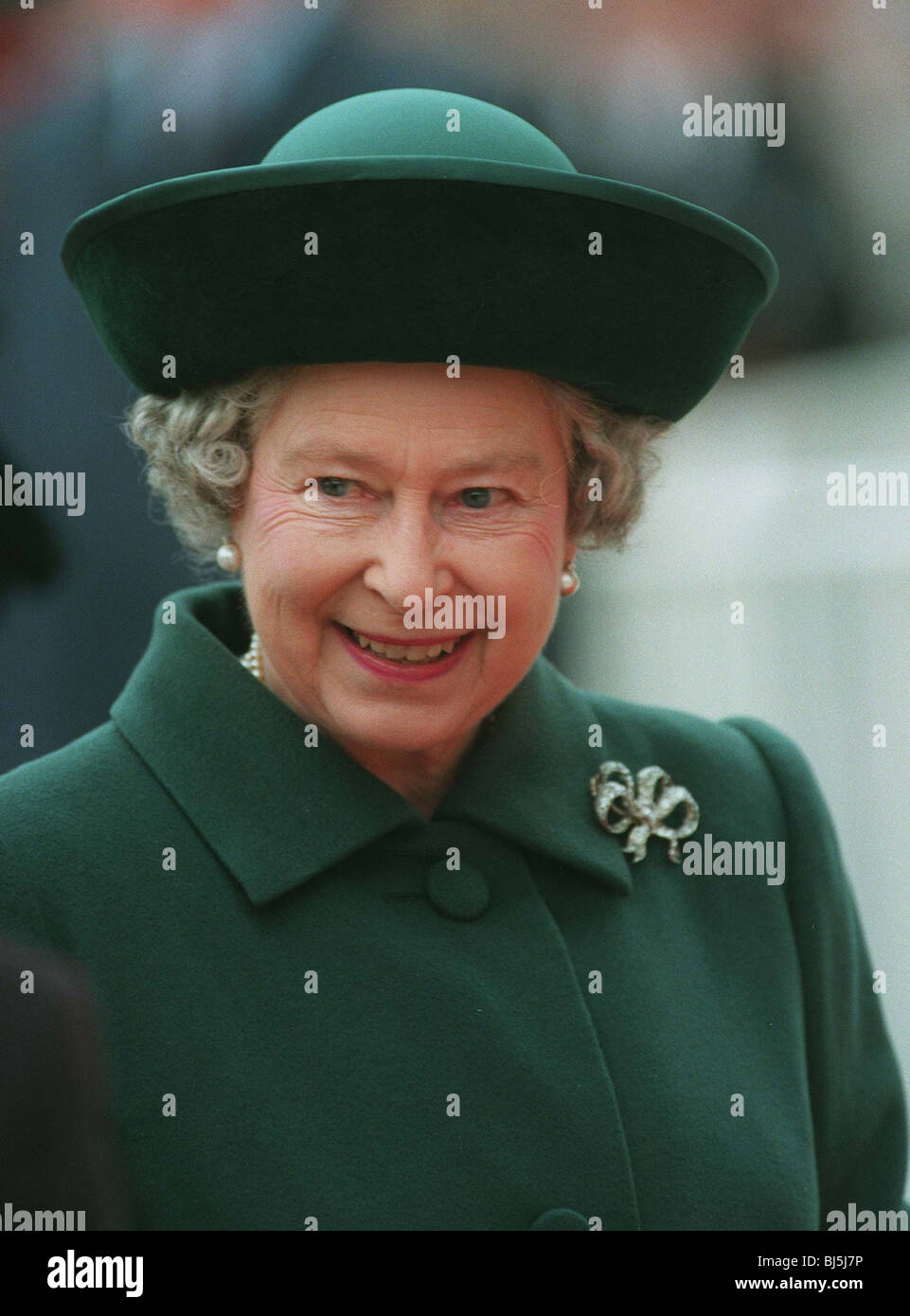 La reine Elizabeth II reine d'angleterre 19 Mars 1996 Banque D'Images