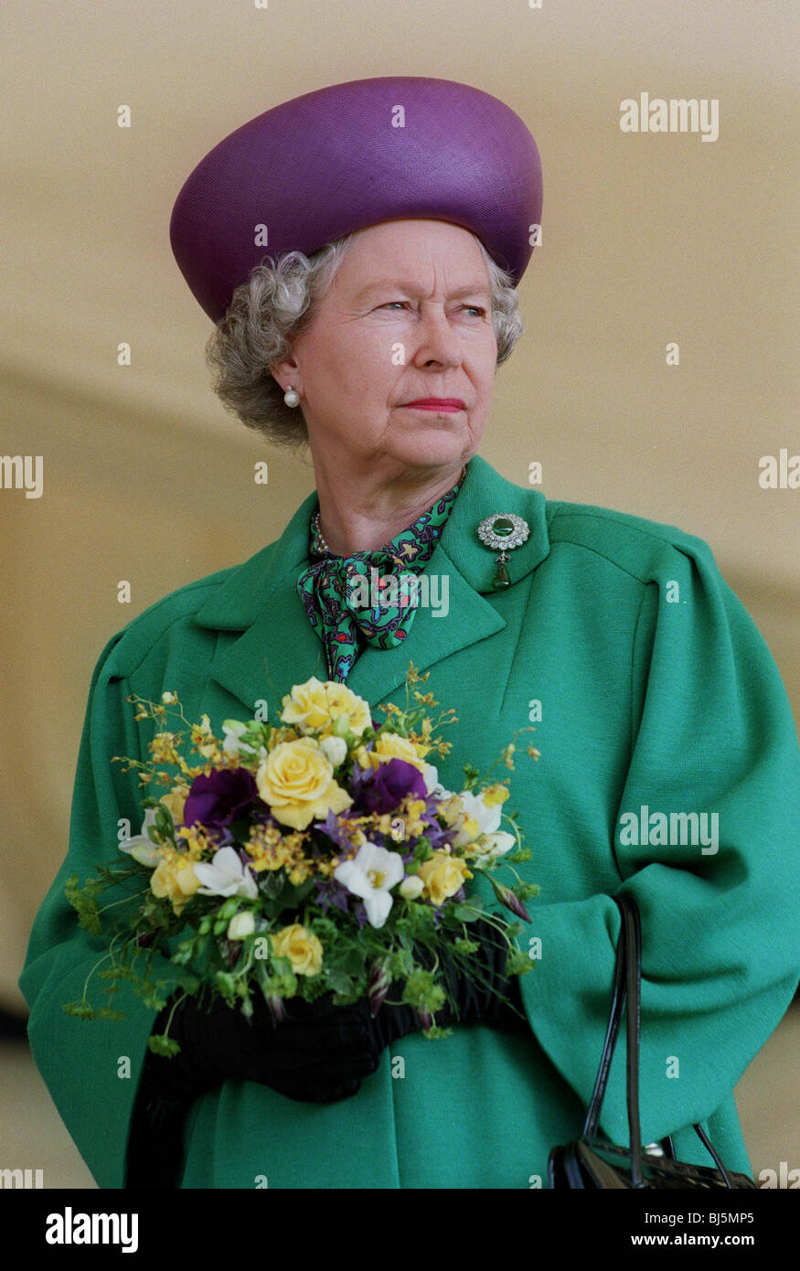 La reine Elizabeth II reine d'Angleterre 16 octobre 1996 Banque D'Images