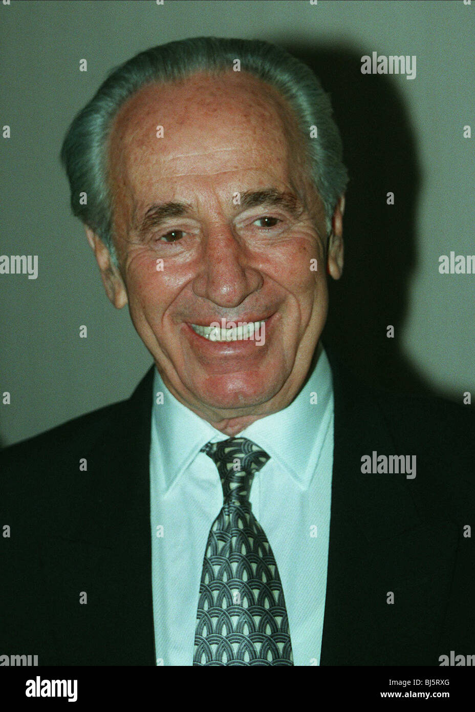 SHIMON PERES, MINISTRE DES AFFAIRES ÉTRANGÈRES D'ISRAËL 23 Mars 1995 Banque D'Images