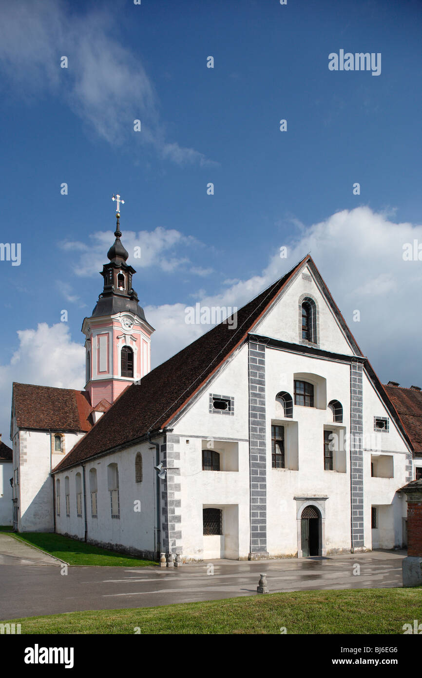 ( Stiski Sticna) créée en 1136,Monastère monastère cistercien,église abbatiale romane,,origine,style Baroque,Slovénie Banque D'Images