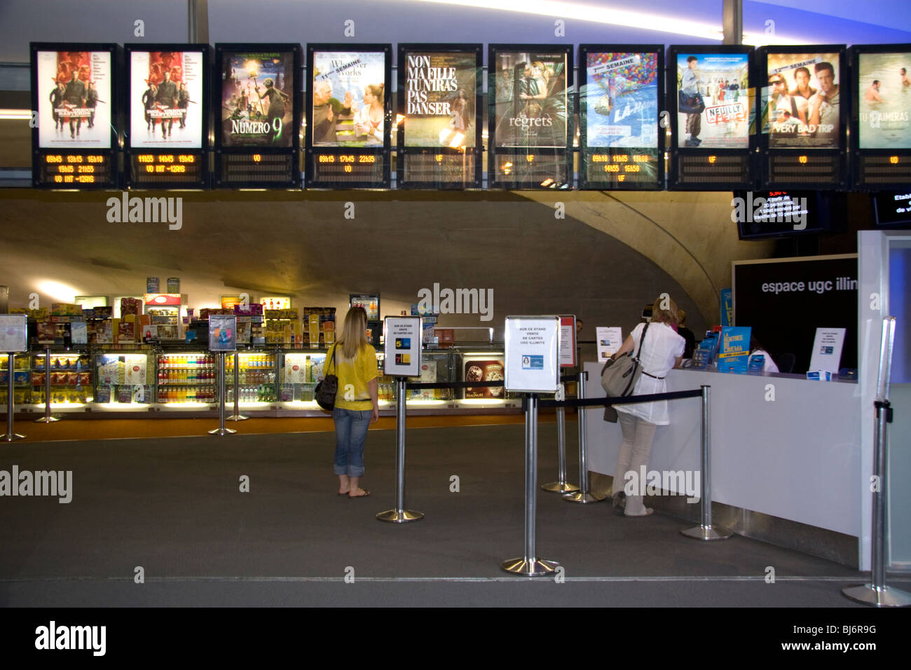 Cinéma au forum des halles à paris Banque de photographies et d’images