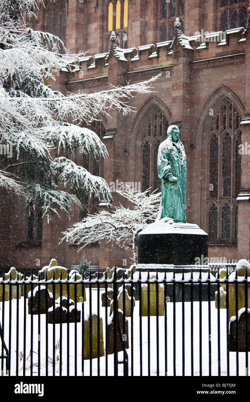 John Watts tombe au cimetière de l'église Trinity au centre-ville de Manhattan, New York City Banque D'Images