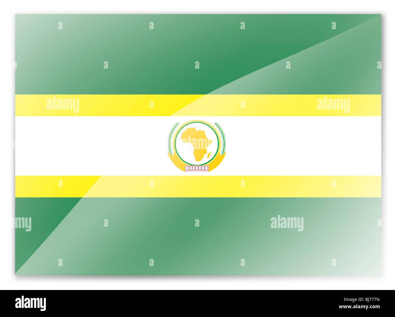 Drapeau de l'Union africaine Banque D'Images