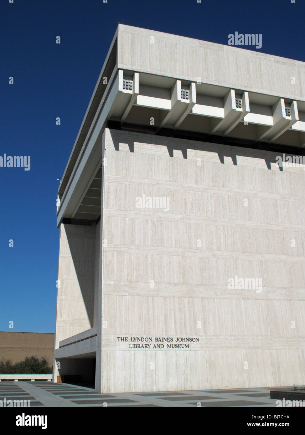 Musée LBJ sur Campus UT Banque D'Images