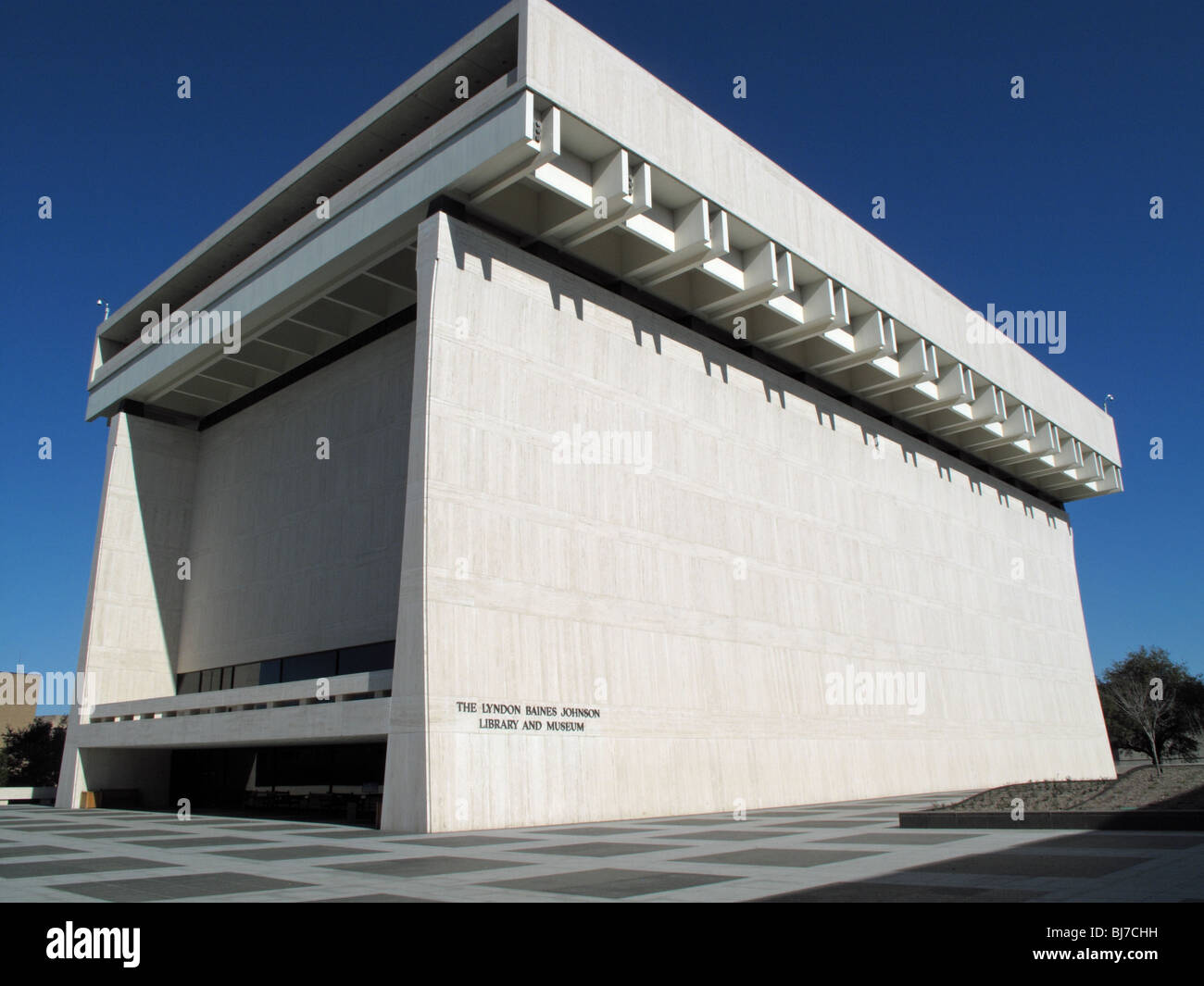 Musée LBJ sur Campus UT Banque D'Images