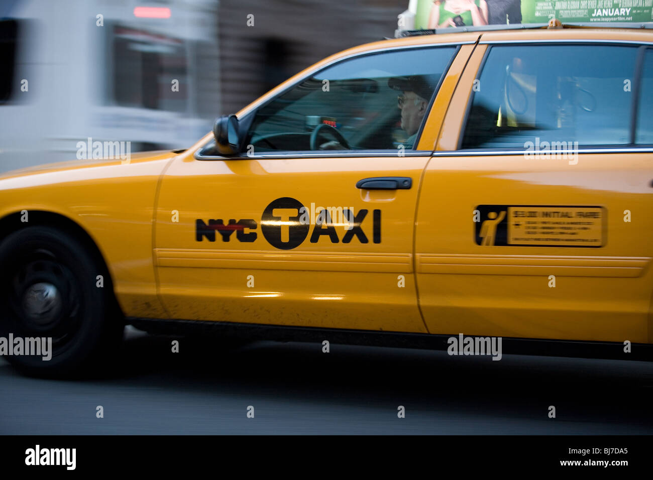 New York city taxi cab Banque D'Images