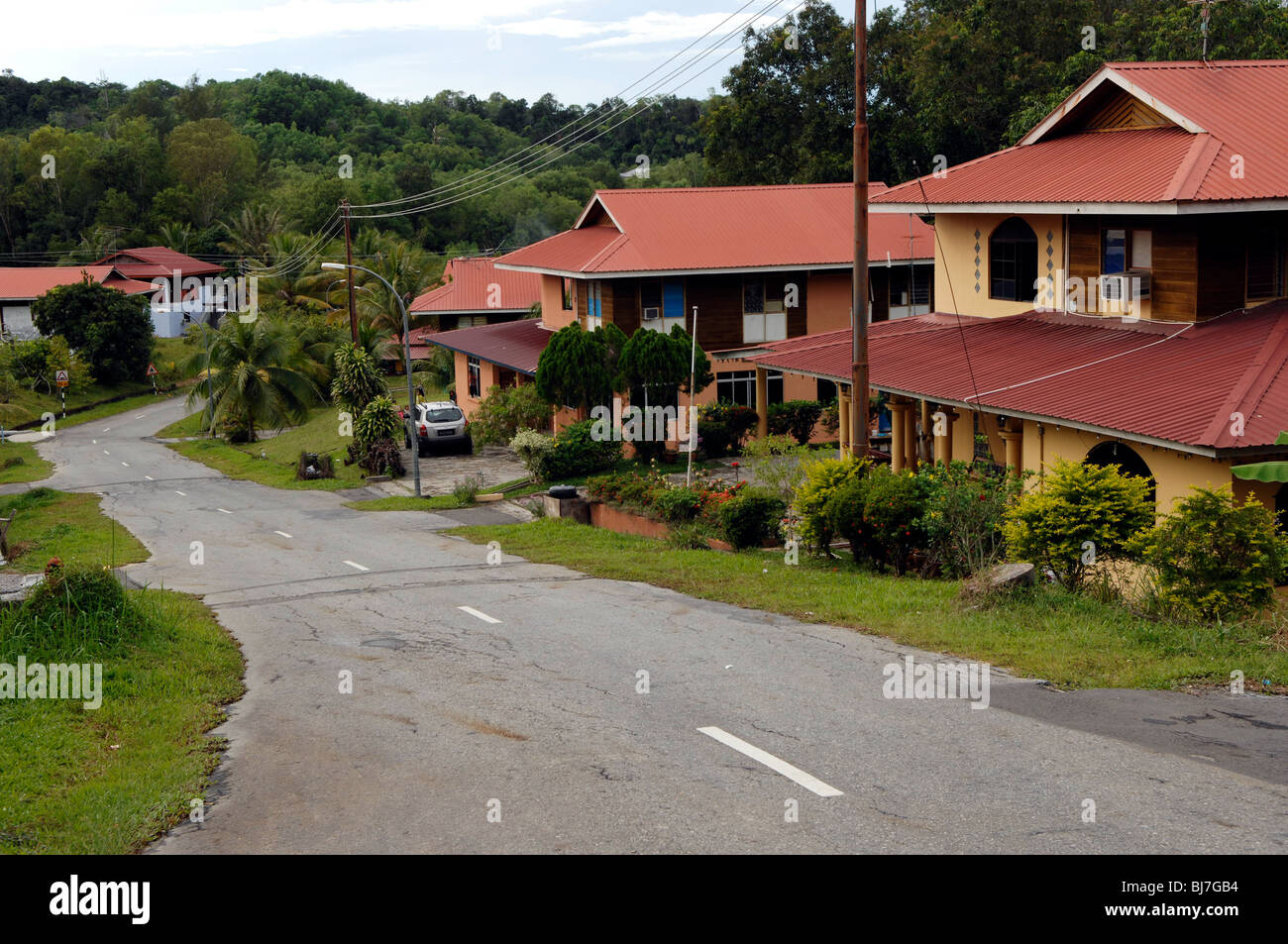 Les logements de projet, Brunéi Darussalam Banque D'Images
