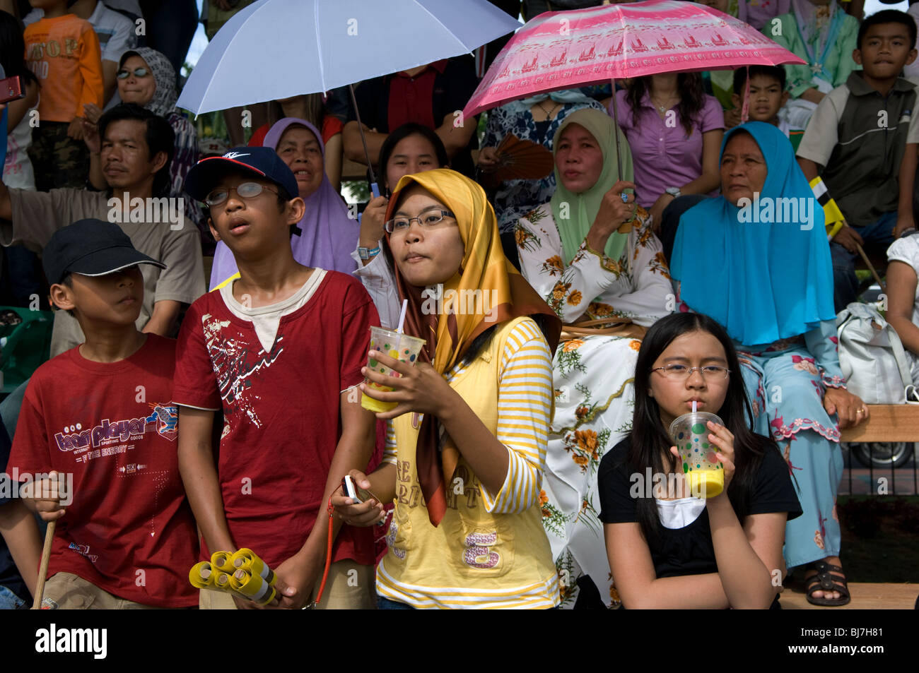 Fête nationale, le Brunéi Darussalam Banque D'Images