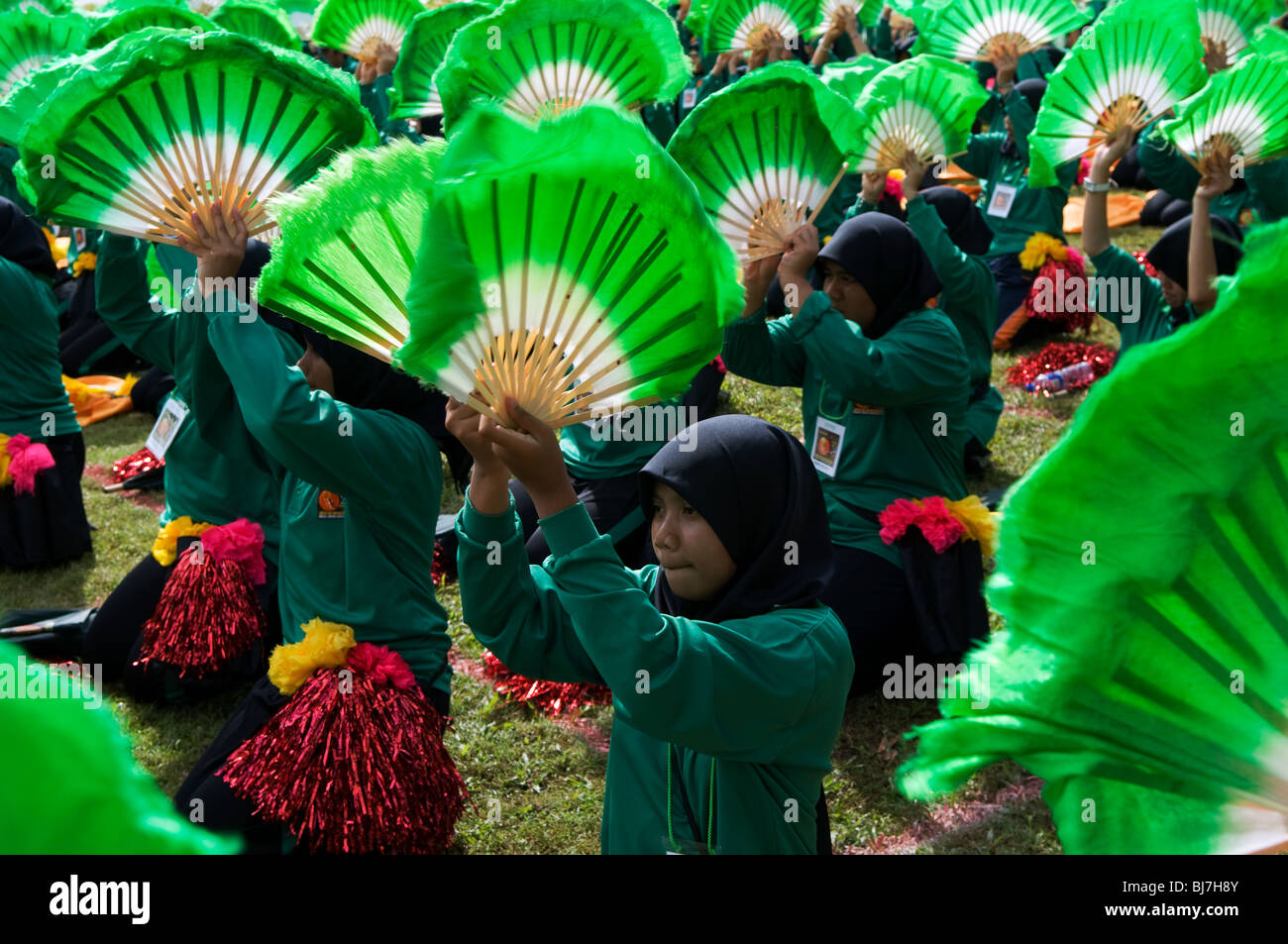 Fête nationale, le Brunéi Darussalam Banque D'Images