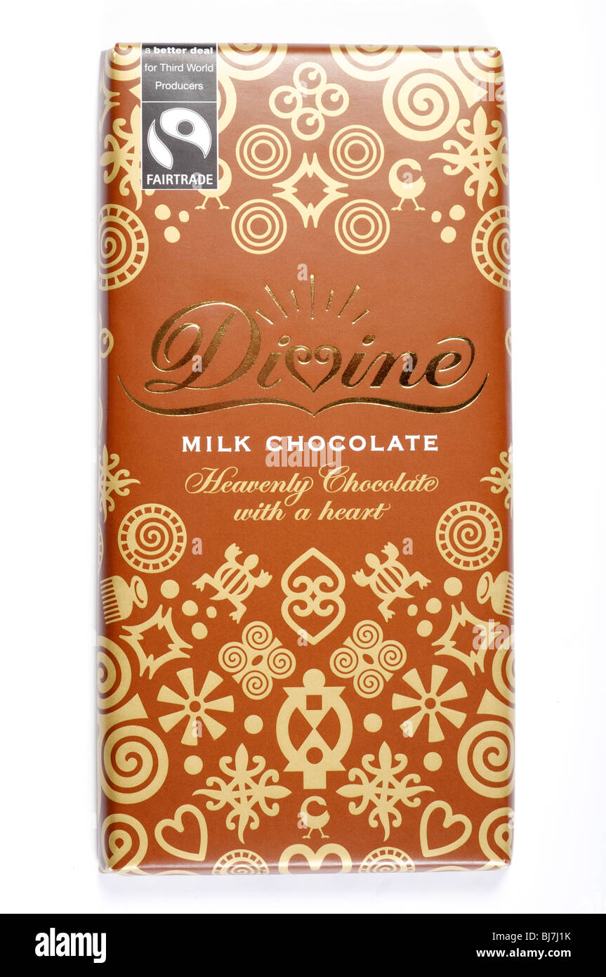 Chocolat au lait divin Banque D'Images