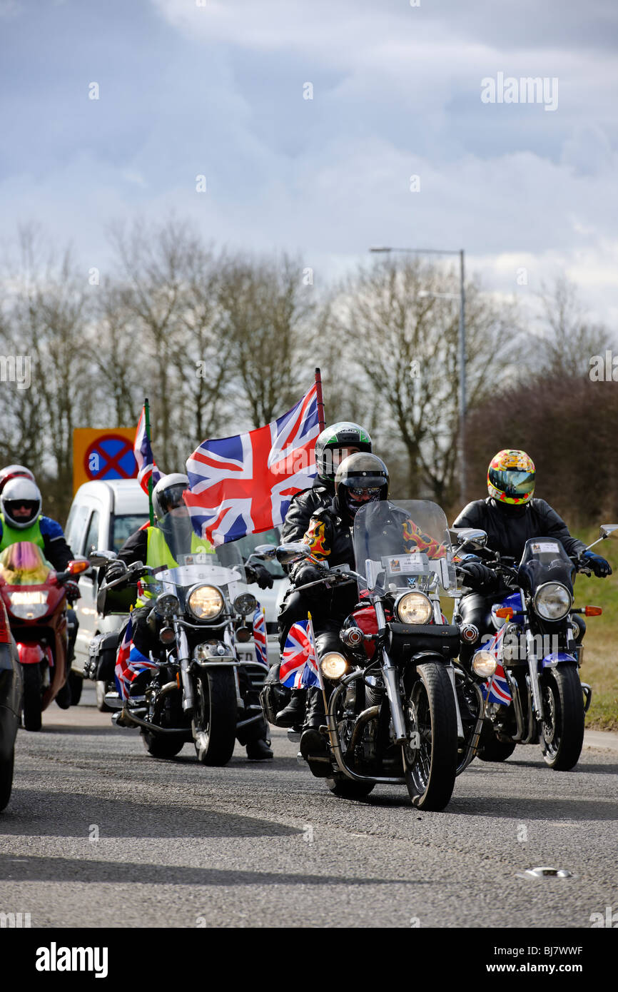 Héros afghans - Motorcycle Rally Banque D'Images