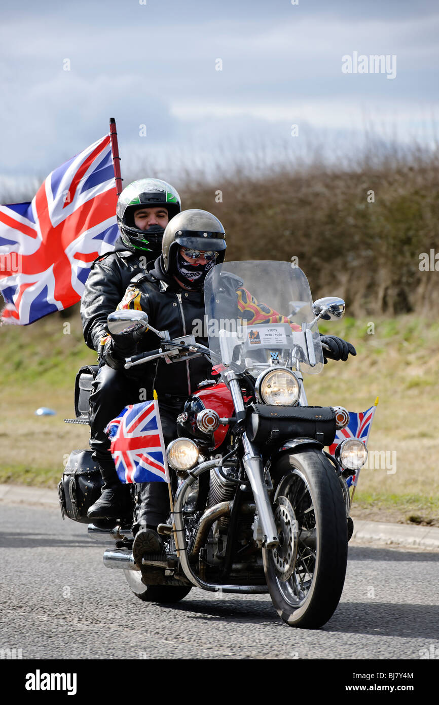 Héros afghans - Motorcycle Rally Banque D'Images