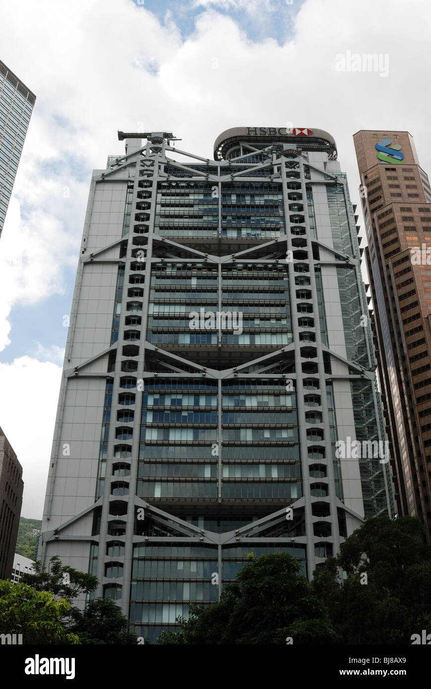 Le bâtiment principal de la HSBC à Hong Kong Banque D'Images