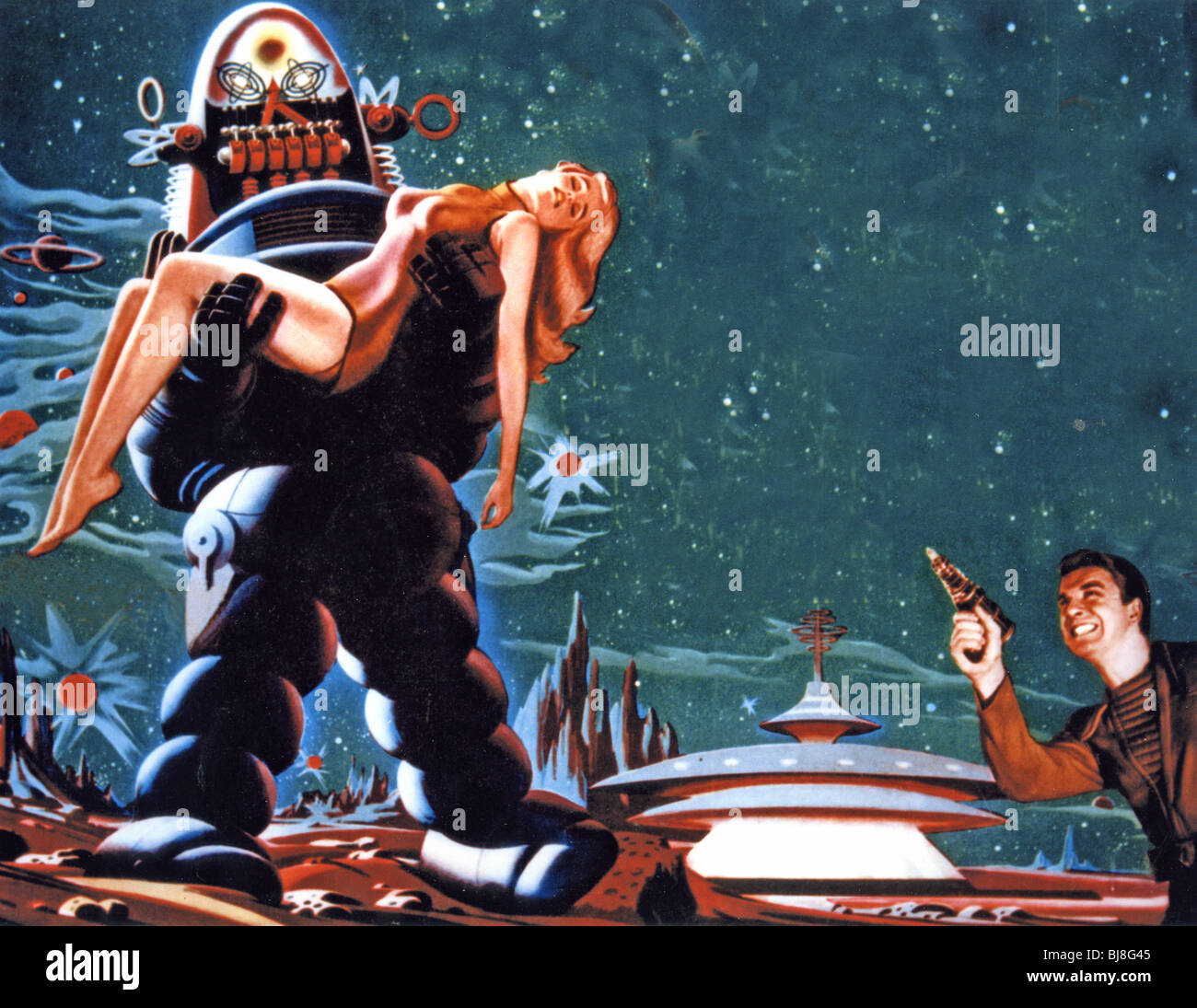 Planète interdite - 1956 film MGM Banque D'Images