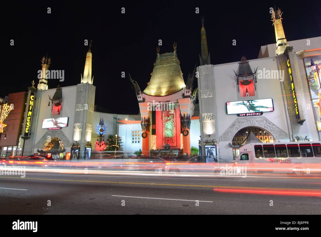 Le Grauman's Chinese Theatre à Hollywood, Californie. Banque D'Images