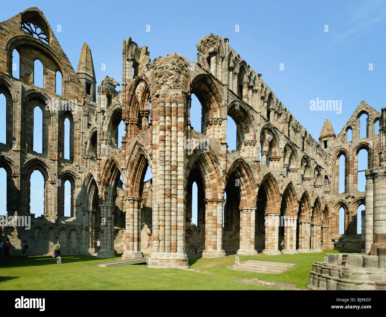 L'Abbaye de Whitby, Whitby, North Yorkshire, England, UK Banque D'Images