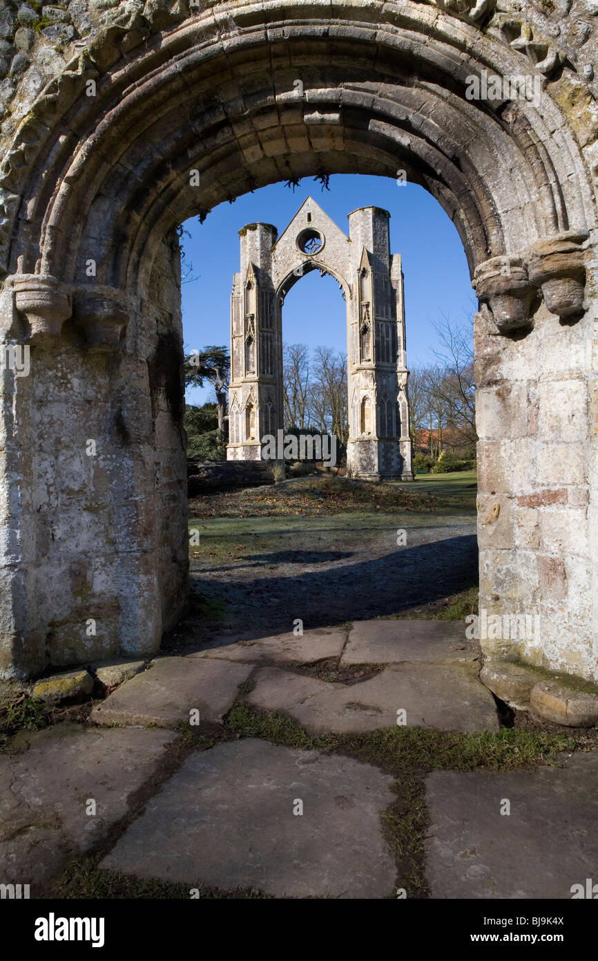 Abbaye de Walsingham, Norfolk, Angleterre Banque D'Images