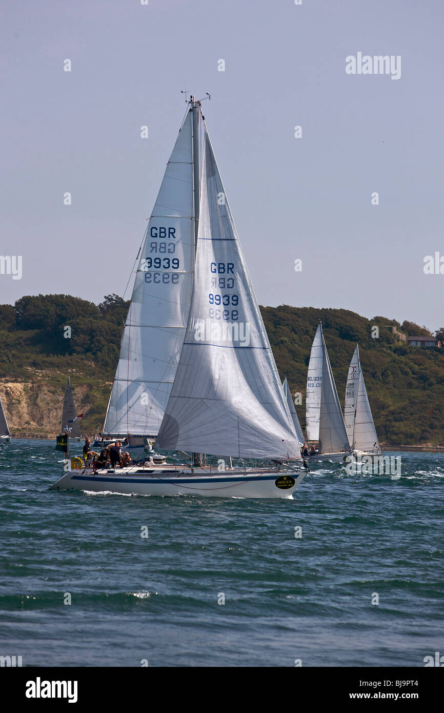 La Rollex Fastnet 2009 parrainé à la voile Banque D'Images