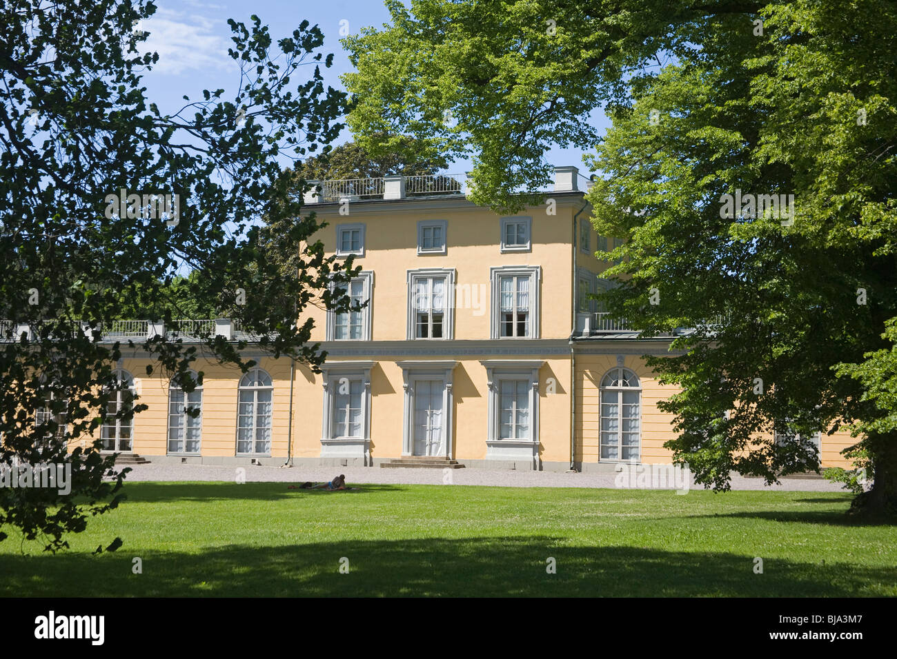 Gustav 3e Pavilion at le parc Haga Stockholm Suède Banque D'Images