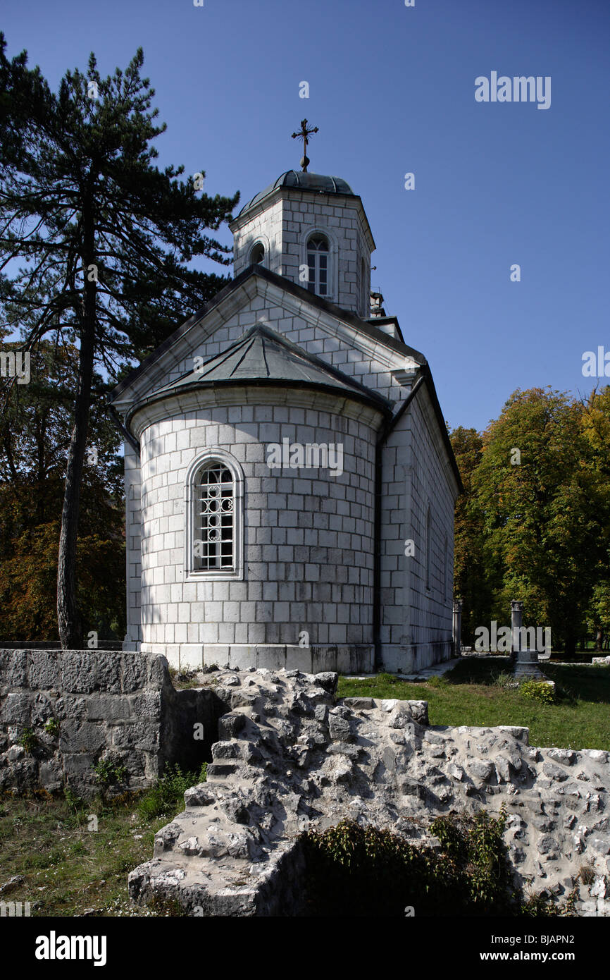 Cetinje,Église de la naissance de la Sainte Vierge de Cipur,1886,Monténégro Banque D'Images