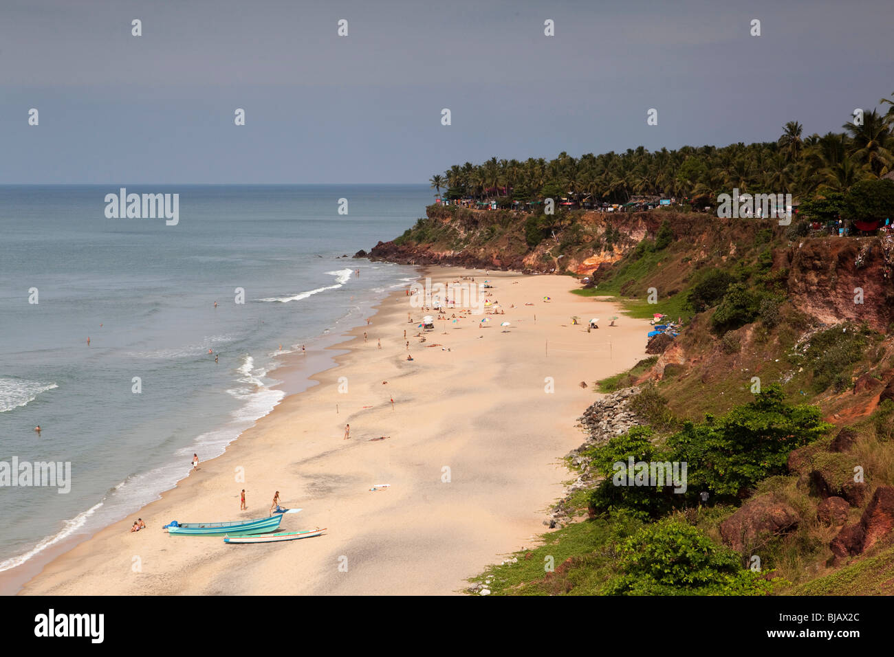 L'Inde, le Kerala, Varkala beach Banque D'Images